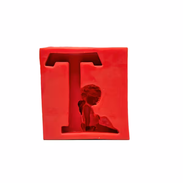 ملد سیلیکونی حرف T فرشته دار