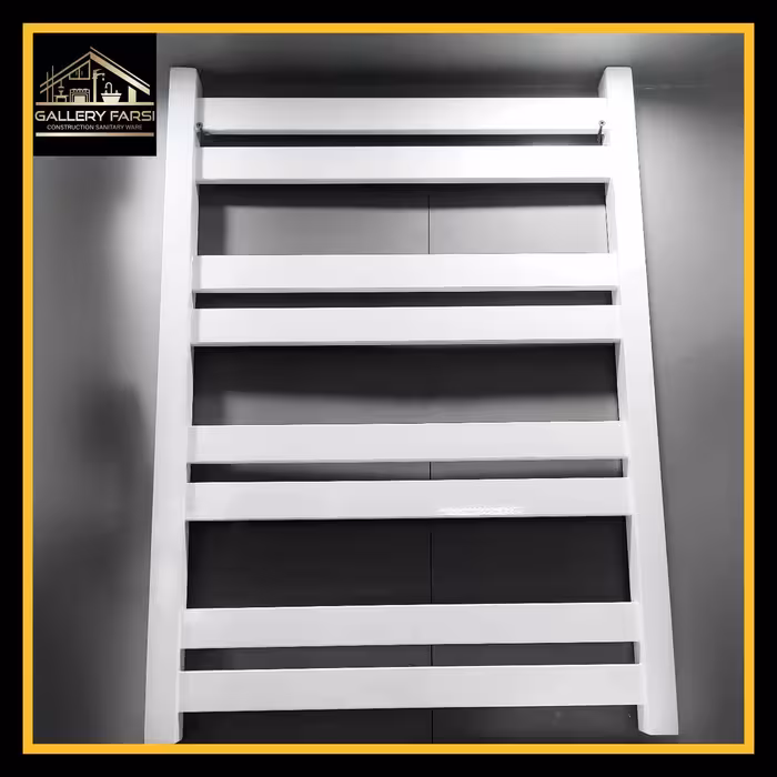 رادیاتور حوله خشک کن سفید سایز50*75 فلت استیل304