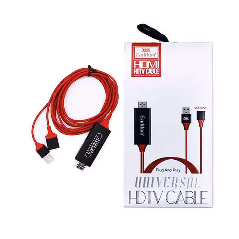 کابل HDMI و شارژر ارلدام EARLDOM ET-W8 HDMI Cable