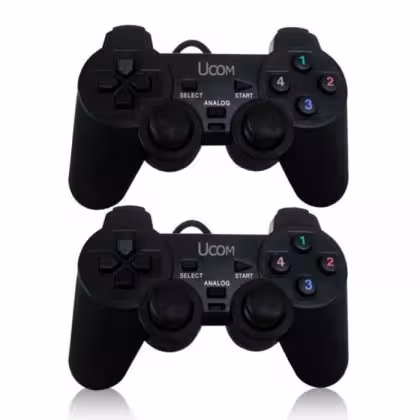 گیم پد دوبل شوکدار UCOM UC2102