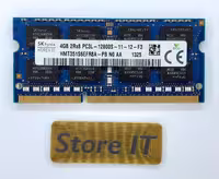 رم لپ تاپ 4 گیگ Hynix PC3L-12800/1600 شش ماه گارانتی استور آی تی - فروشگاه اینترنتی استور آی تی