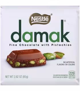 شکلات شیری پسته ای 60 گرمی داماک نستله