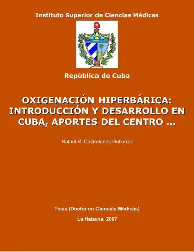 خرید و دانلود نسخه کامل کتاب Oxigenacia hiperbarica en Cuba