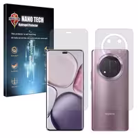 محافظ صفحه نمایش شفاف نانو تک مدل Tough مناسب برای گوشی موبایل آنر X9c به همراه محافظ پشت گوشی
