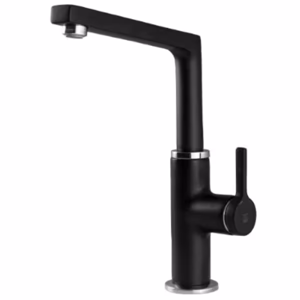 شیر آشپزخانه ثابت مشکی kwc مدل آوا