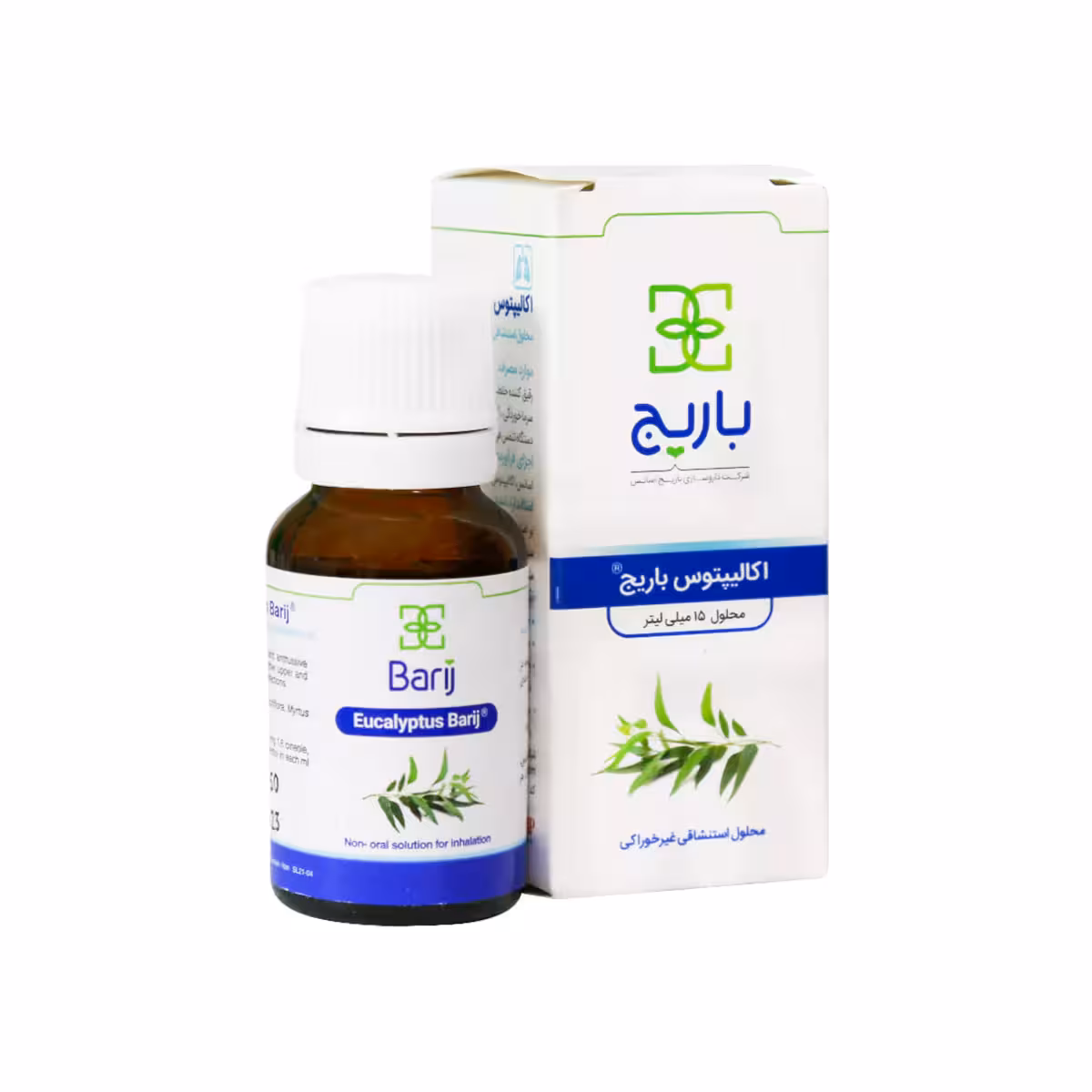 قطره بخور اکالیپتوس حجم 15 میلی لیتر باریج اسانس
