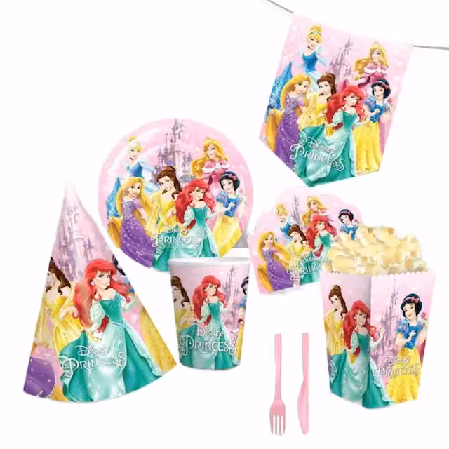 بشقاب تم پرنسس های دیزنی