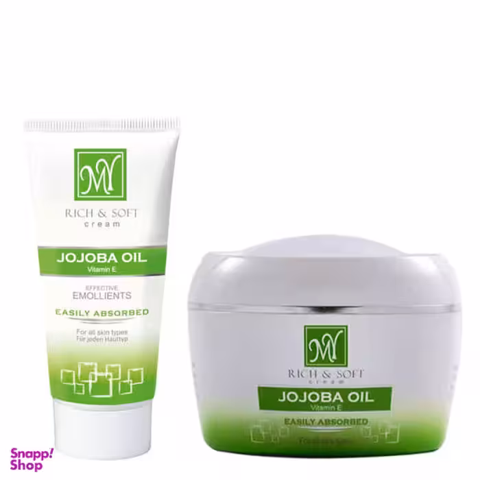 کرم مرطوب کننده مای مدل جوجوبا کاسه ای 75 میلی لیتر و تیوپی 50 میلی لیتر بسته دو عددی