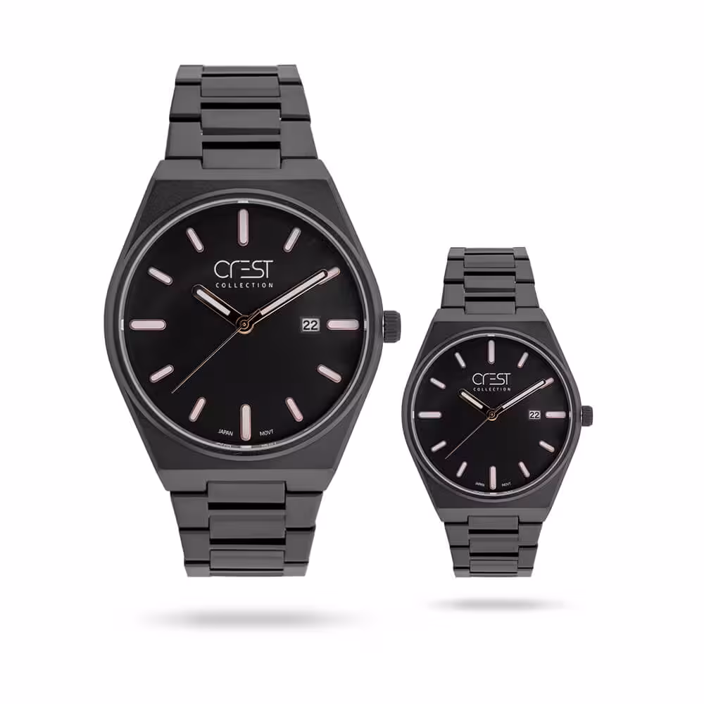 ساعت مچی ست زنانه مردانه کرست4-CREST-6288