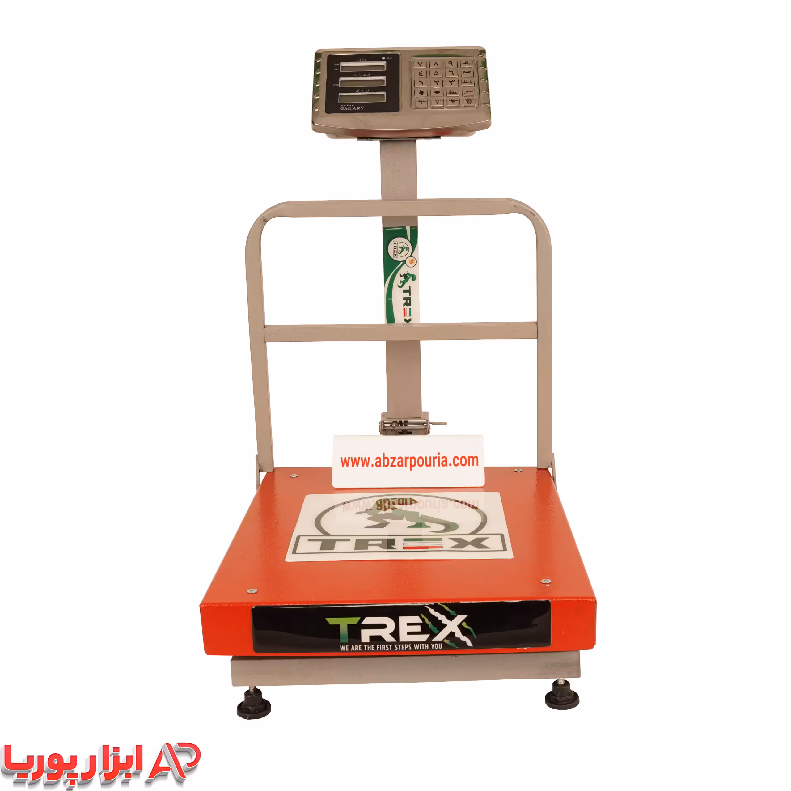 باسکول دیجیتال 400 کیلویی کمری بدنه تیرکس سوپر 40*50