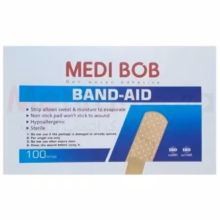 چسب زخم پارچه ای مدی باب مدل First Aid بسته 100 عددی