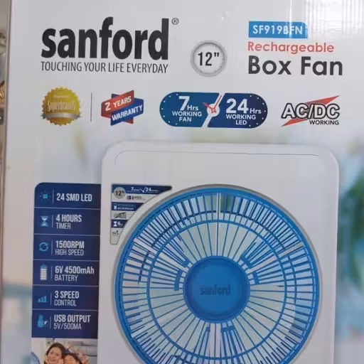 پنکه شارژی سانفورد مدل 919 | Sanford Rechargeable Fan 919