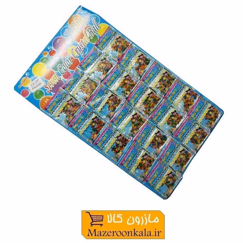 خاک ژله ای هفت رنگ ورق 20 عددی GKJ-002