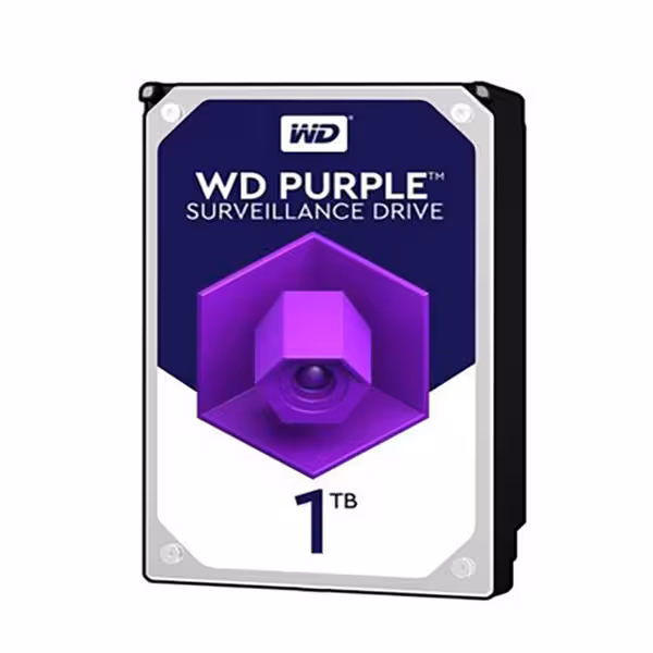هارددیسک اینترنال وسترن دیجیتال مدل Purple WD10PURZ ظرفیت 1 ترابایت | کالا مکس