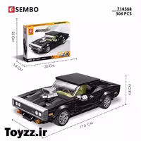ساختنی لگو ماشین برند سمبو بلاک مدل SEMBO BLOCK FAMOUS CAR 714564