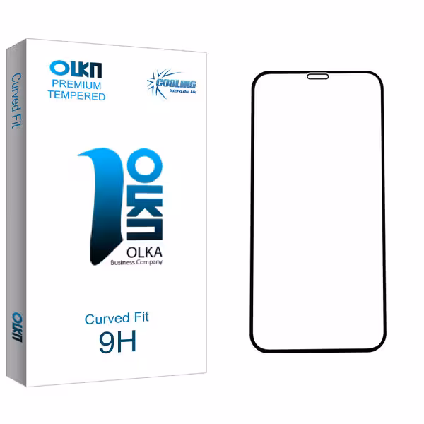 محافظ صفحه نمایش 5D کولینگ مدل Olka glass مناسب برای گوشی موبایل اپل iPhone xs max
