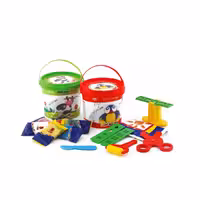 خمیر سطلی 6 رنگ پلمپ دار کد1059