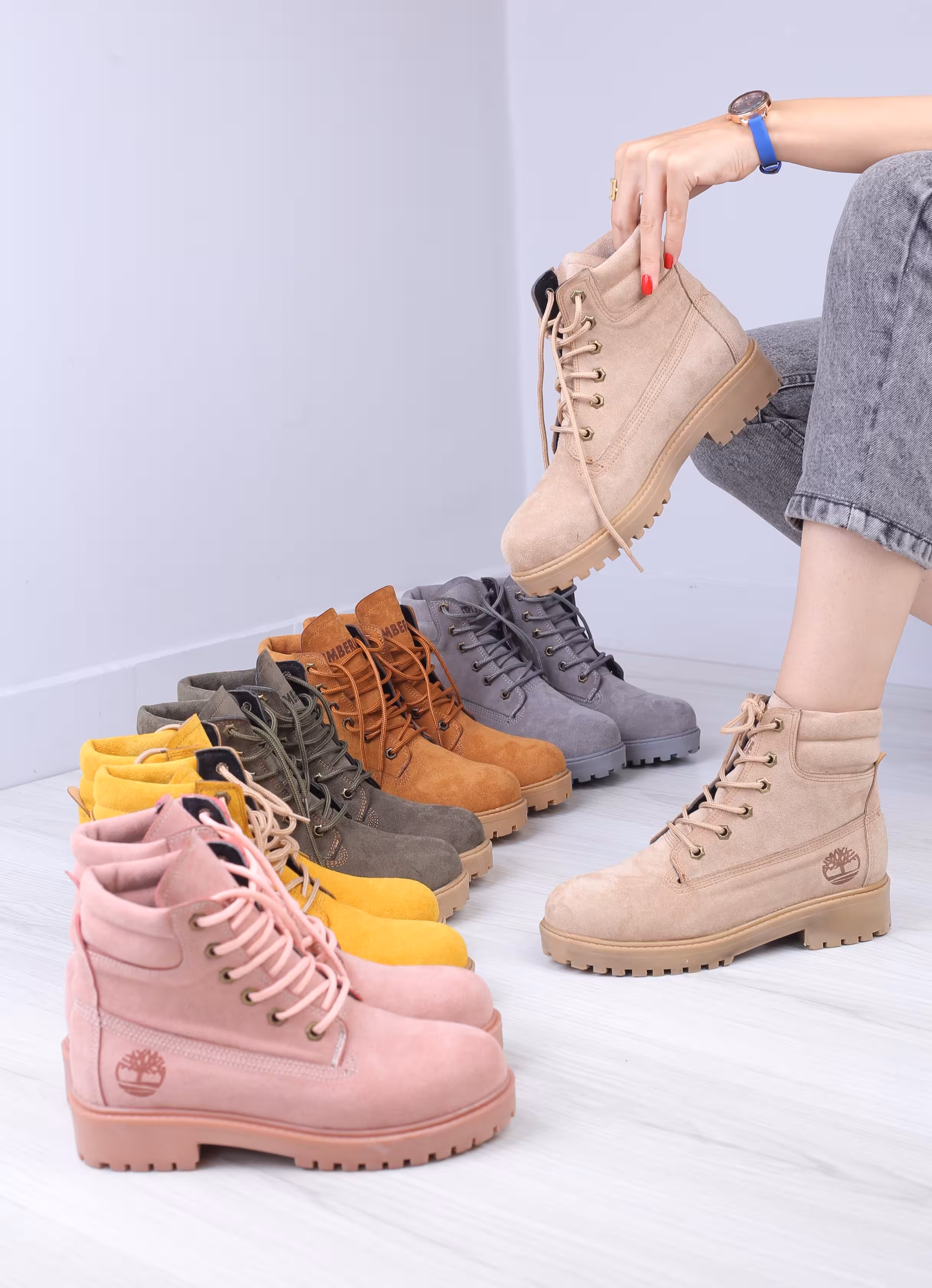 کفش نیم بوت زنانه تیمبرلند