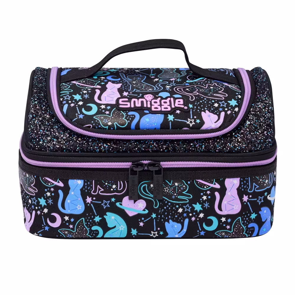 کیف غذا 2 طبقه Smiggle طرح گربه