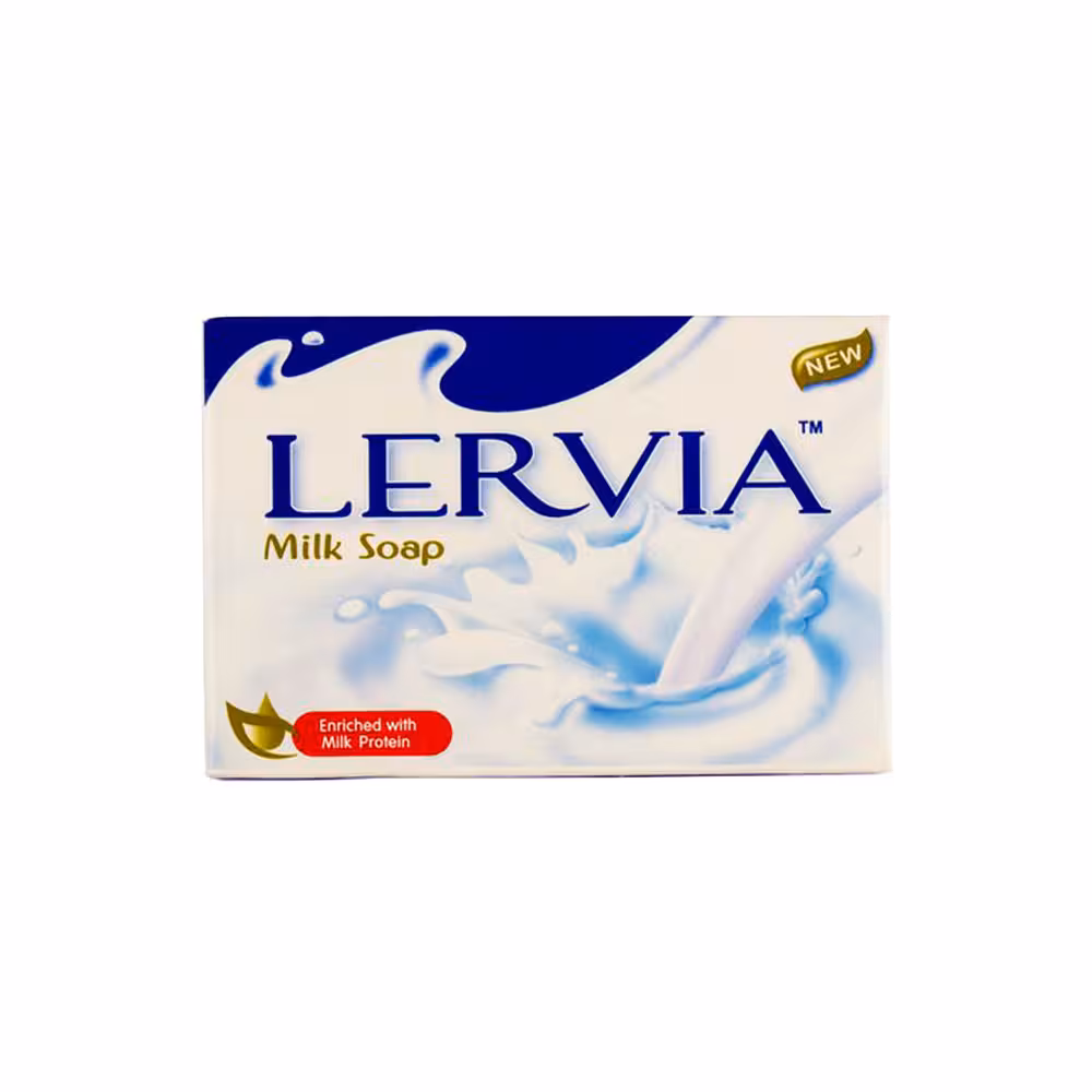صابون شیر لرویا 90 گرم (LERVIA)