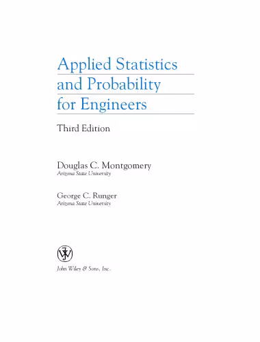 خرید و دانلود نسخه کامل کتاب Applied Statistics And Probability For Engineers solution
