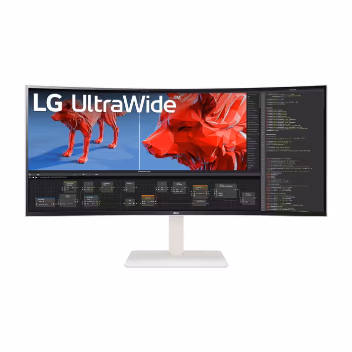 LG UltraWide 38WR85QC-W 38 Inch WQHD 1ms (GTG) 144Hz Curved Nano IPS Monitor