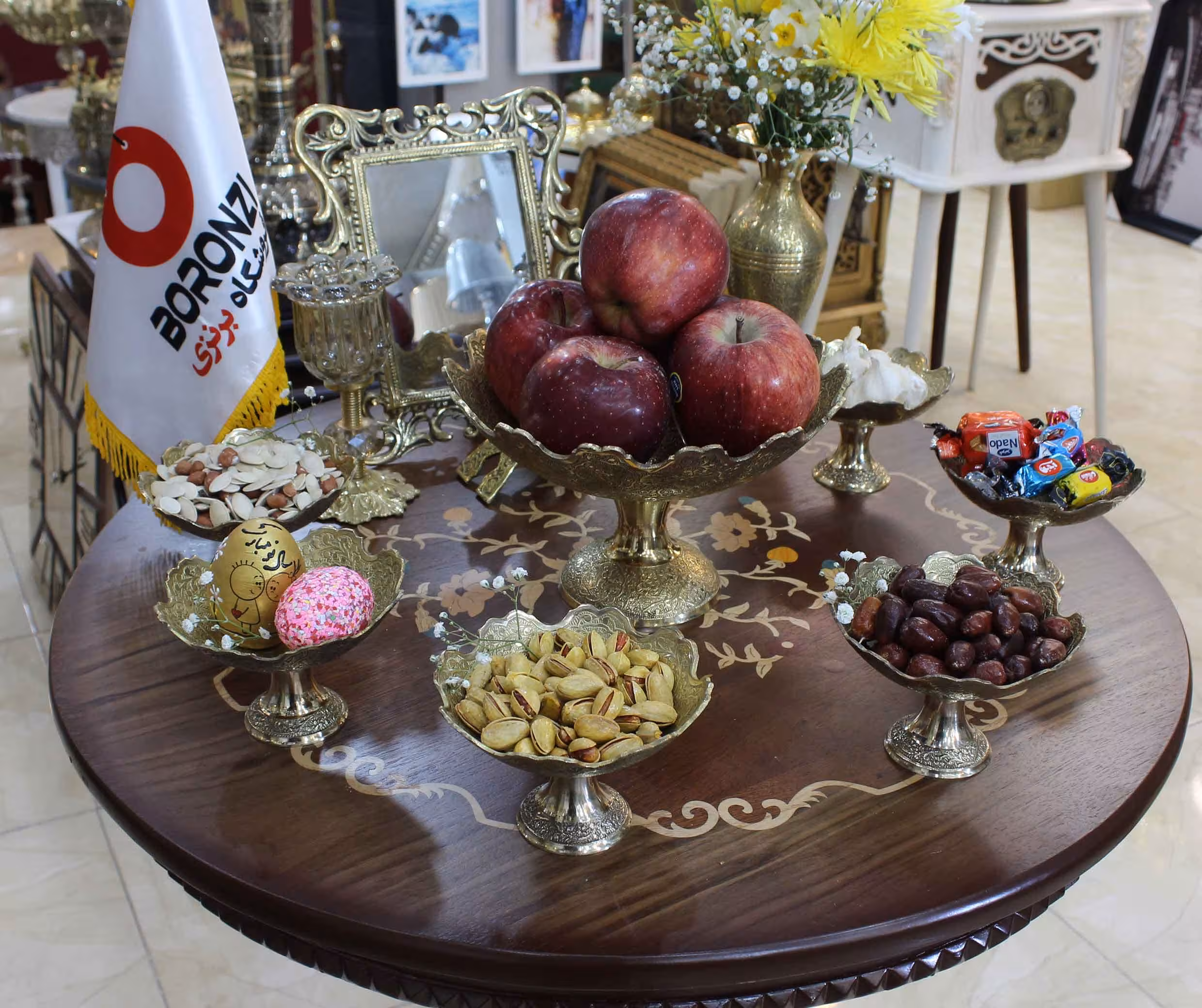 هفت سین برنزی 1402 طرح 8