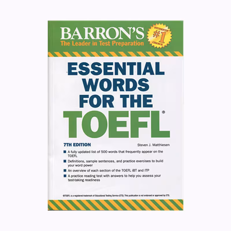 کتاب Essential Words for the TOEFL اثر Steven J.Matthiesen انتشارات بارنز
