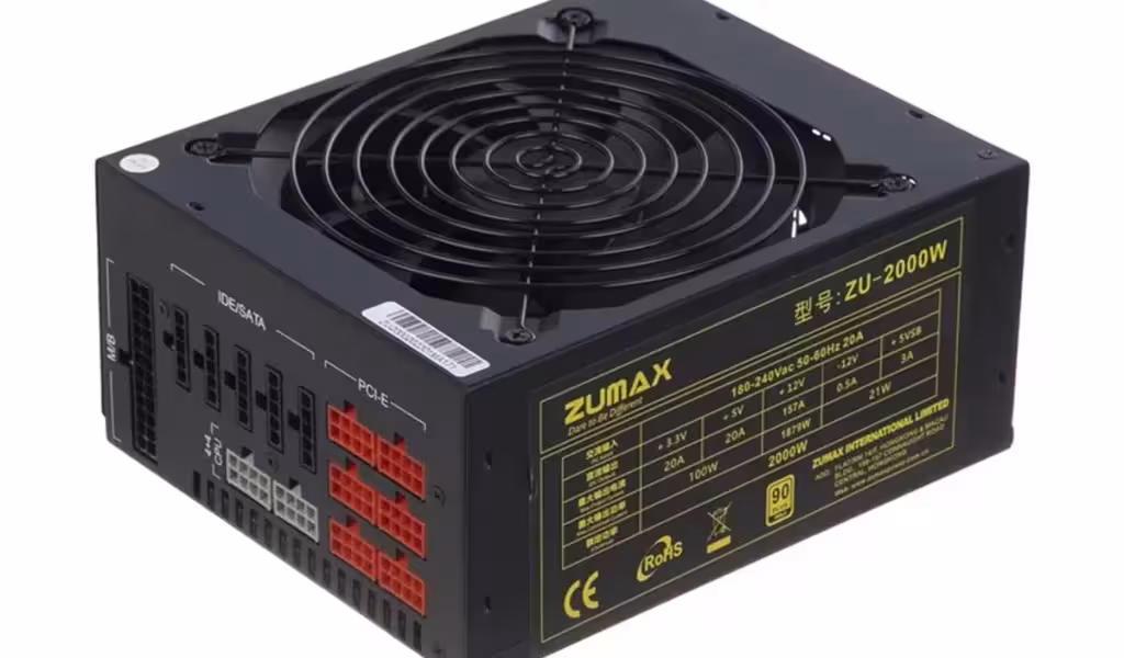 منبع تغذیه کامپیوتر زومکس مدل ZU-2000W
