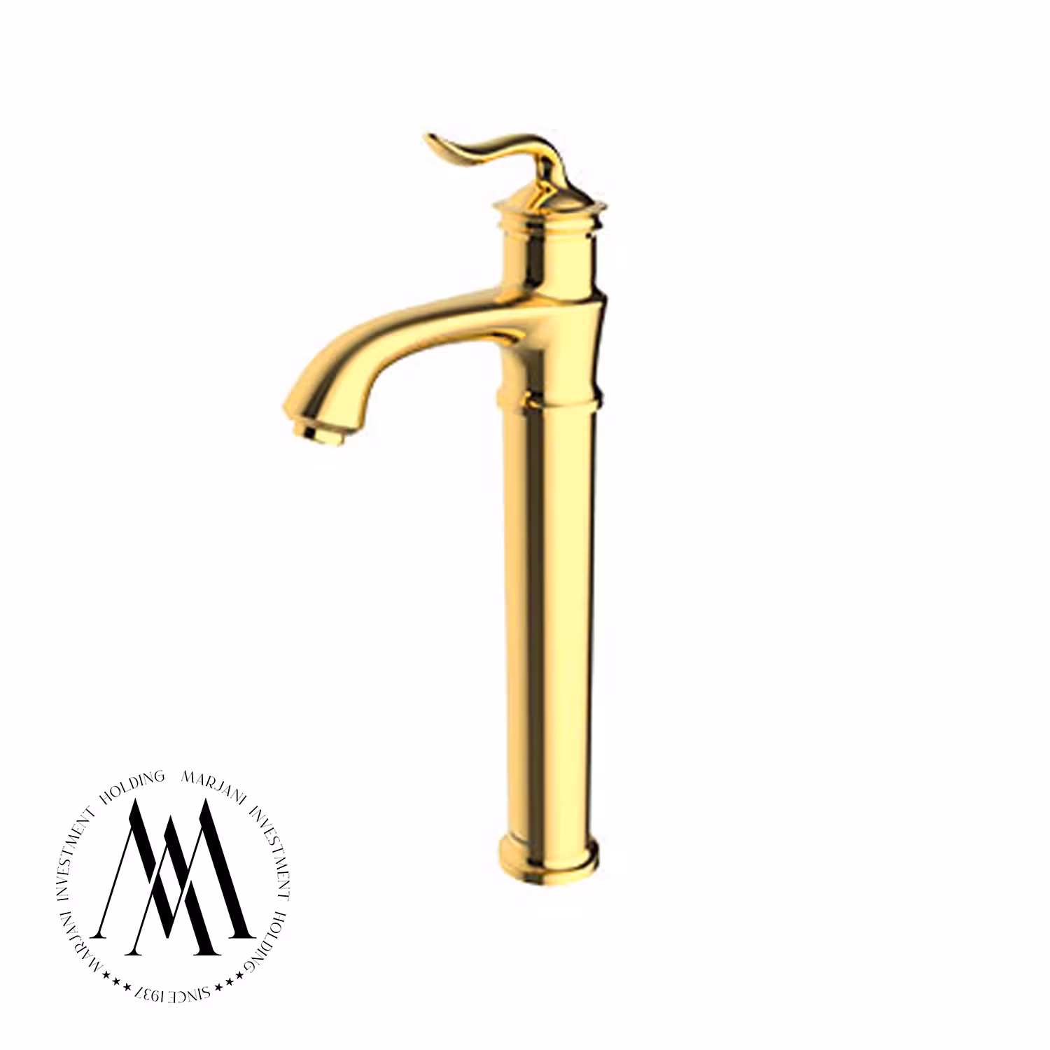شیر روشویی شودر مدل لوکا پایه بلند (طلا)