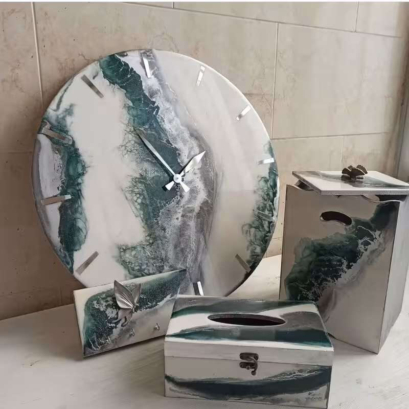 سرویس دکوری جهیزیه ست مجموعه 4 عددی