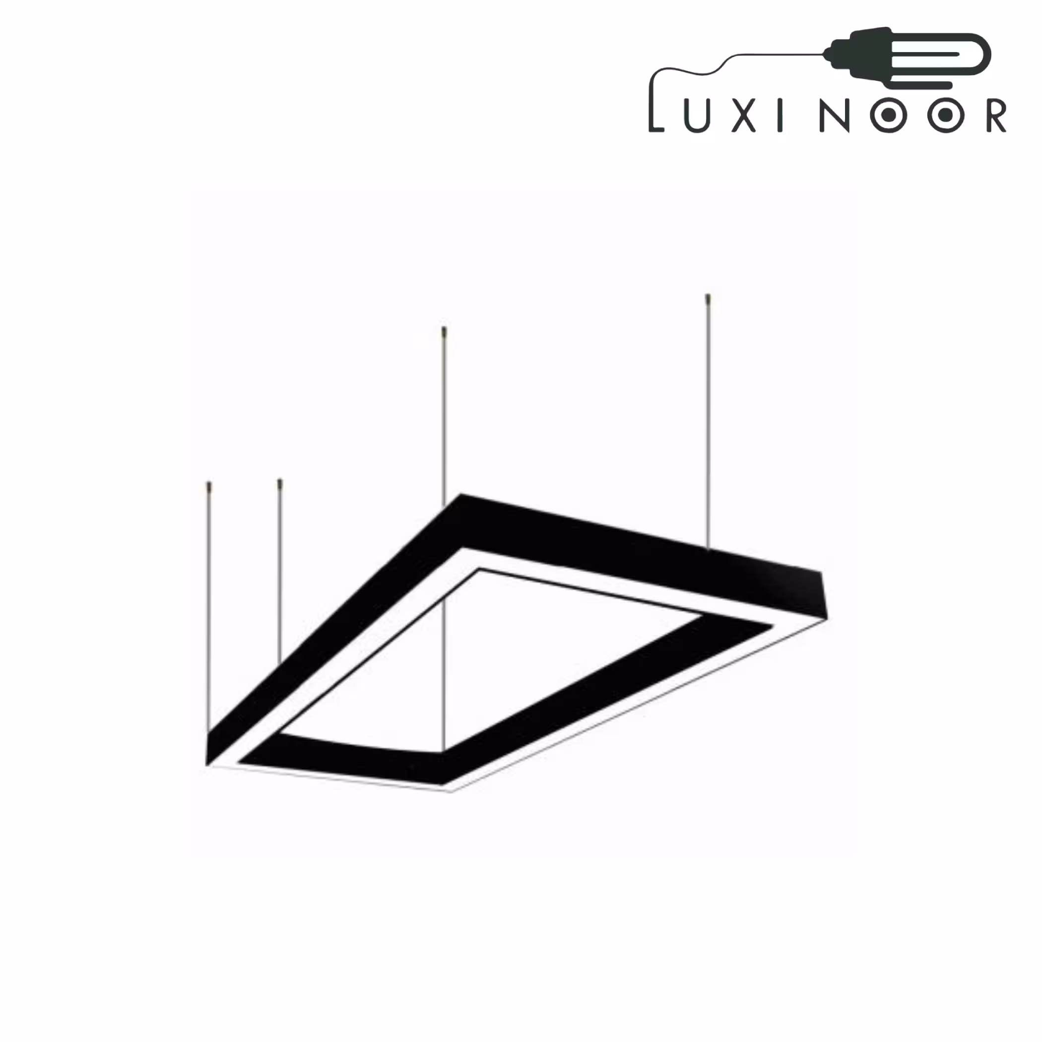 چراغ لاینر آویز مستطیل M 1*2 اف ای سی 160 وات -L5050RC