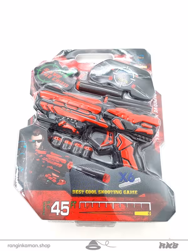 تفنگ تیر فومی بر 45 متری کد 8803