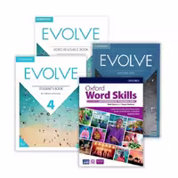 مجموعه کامل کتاب ایوالو 4 | مجموعه کتاب انگلیسی Evolve 4   video   Oxford word skills Intermediate