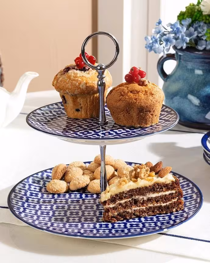 شیرینی خوری دو طبقه مادام کوکو طرح Rêve Bleu