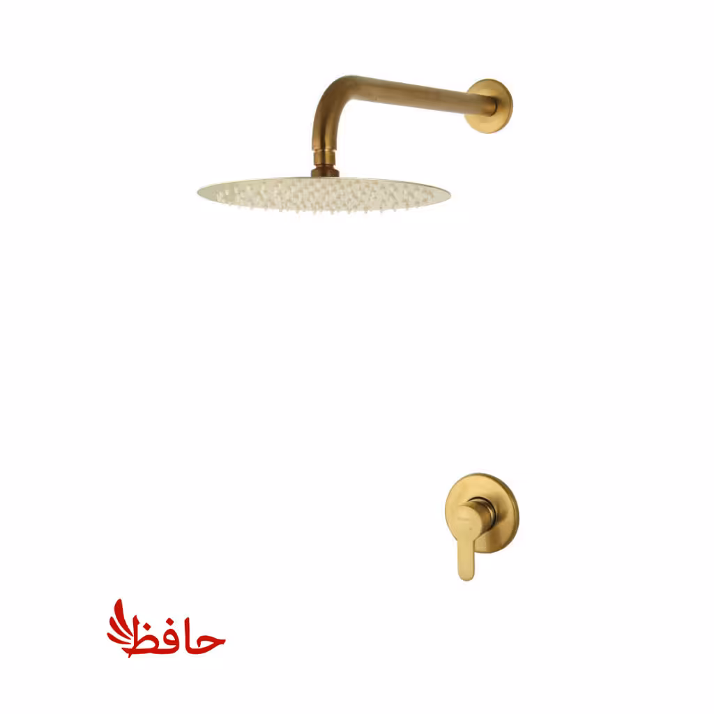 شیر حمام توکار راسان مدل ویوات تنسو طلایی مات کلاس 3