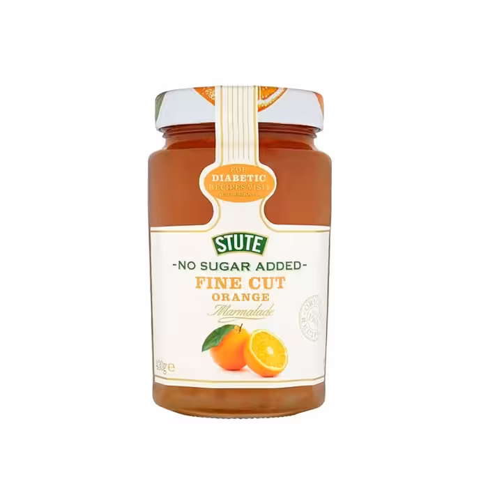 مربای پرتقال برش‌ریز بدون شکر استوت 430 گرمی