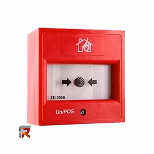 شستی اعلام حریق متعارف یونی پاس UNIPOSS مدل FD3050
