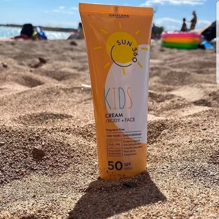 کرم ضد آفتاب صورت و بدن کودکان SUN360 🔆