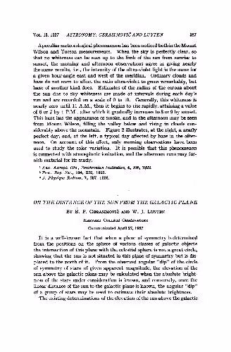 خرید و دانلود نسخه کامل کتاب On the Distance of the Sun from the Galactic Plane