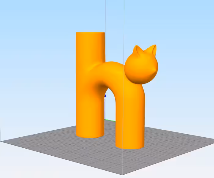 مدل سه بعدی گلدان گربه(STL)