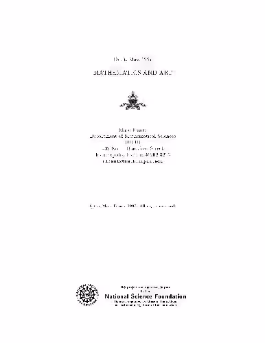 خرید و دانلود نسخه کامل کتاب Mathematics and Art