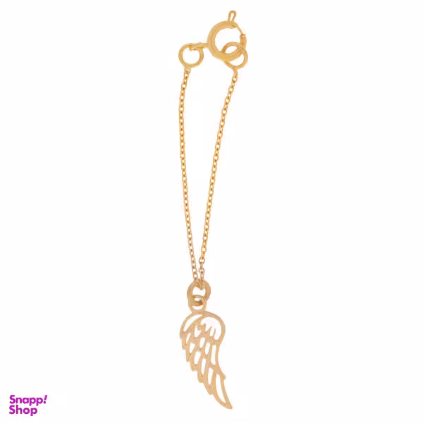 آویز ساعت طلا 18 عیار زنانه طرح بال کد SG318