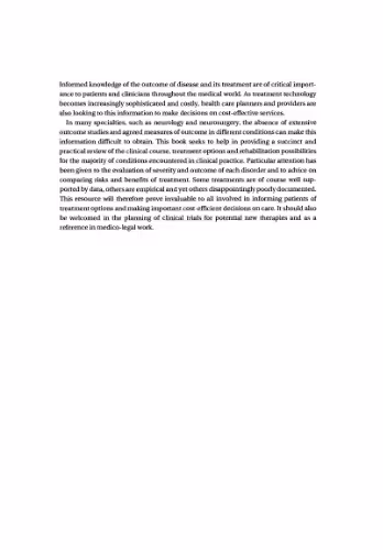 خرید و دانلود نسخه کامل کتاب Outcomes in Neurological &amp; Neurosurgical Disorders