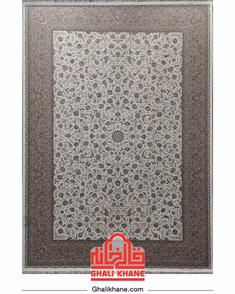 فرش زمرد مشهد 1500 شانه کد 45004 طرح افشان