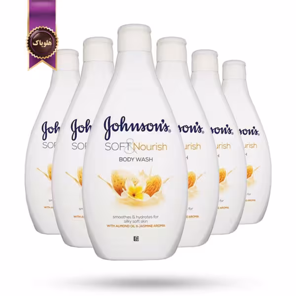 6 عدد شامپو بدن جانسون Johnson’s مدل نرم و تغذیه کننده Soft & Nourish حجم 400 میلی لیتر (اورجینال)