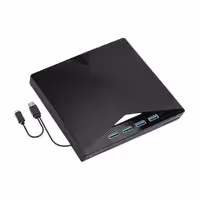 درایو DVD RW اکسترنال، اتصال USB 3.0، همراه با هاب و رم ریدر