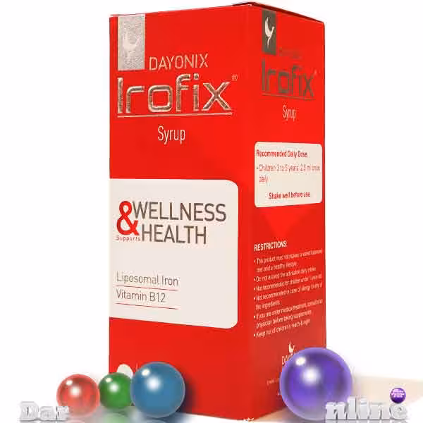 ایروفیکس آهن20م دایونیکس شربت150میلی لیتری