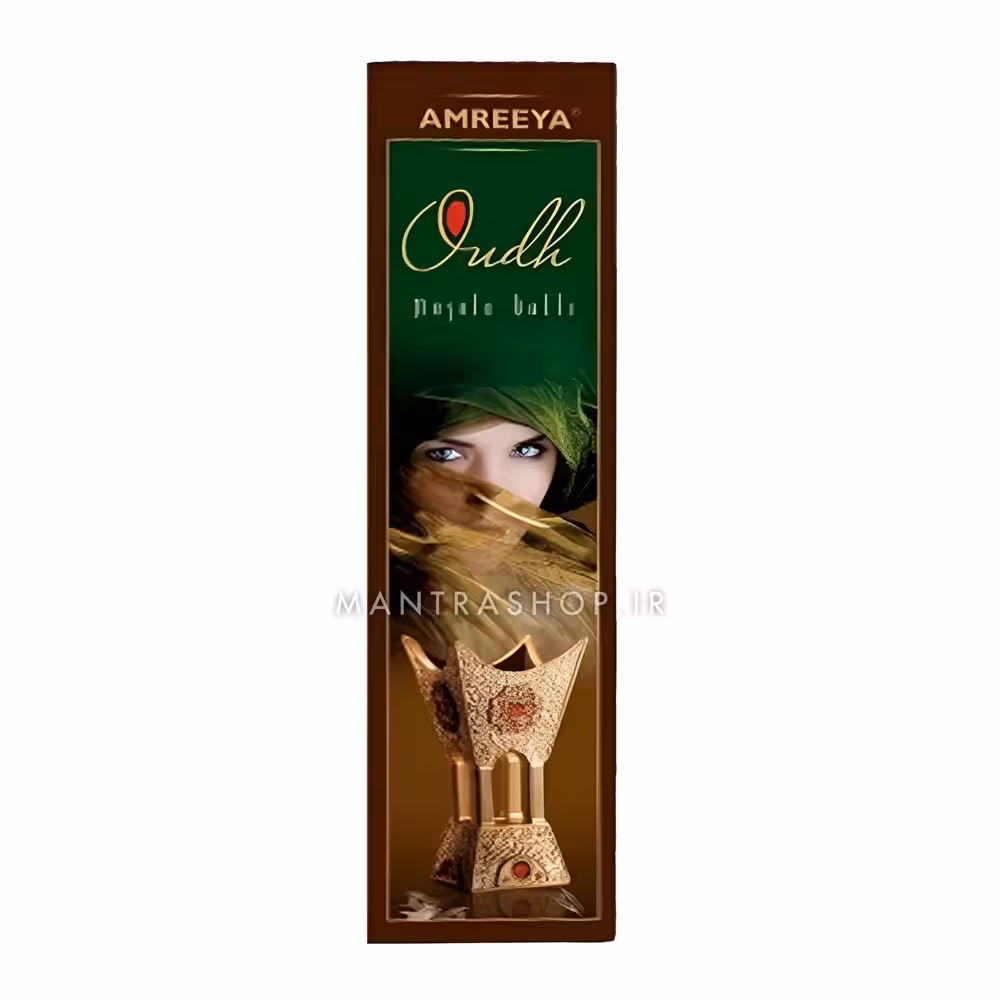 عود دست ساز هندی Oudh برند Amreeya بسته 50 گرمی