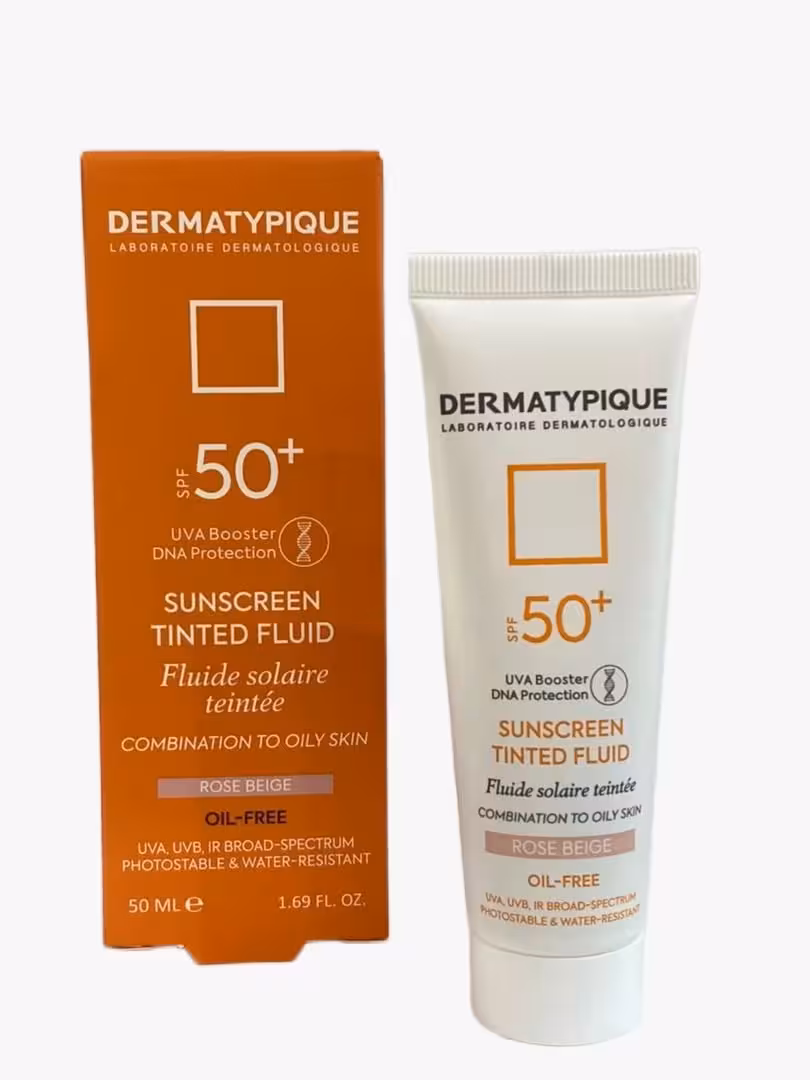 ضد آفتاب رنگی پوست چرب رز بژ درماتیپیک DERMATYPIQUE